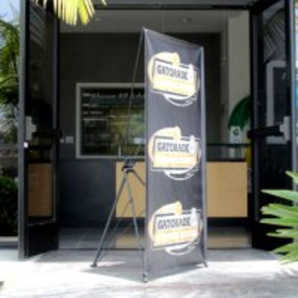 X-Banner Stand -Single Sided (32" x 60") CLEARANCE Thumbnail