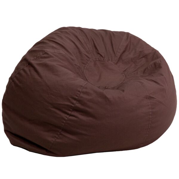 Brown Fabric kids bean bag Thumbnail