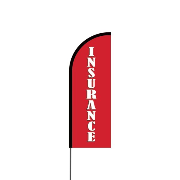 Insurance Flex Banner Flag - 11ft Thumbnail