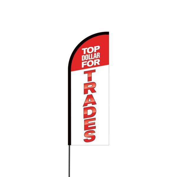 Top Dollar for Trades Flex Banner Flag - 11ft Thumbnail