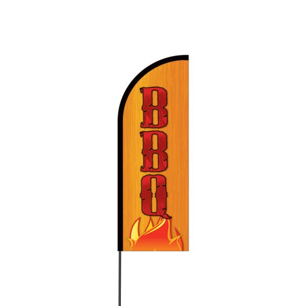 BBQ Flex Banner Flag - 11ft Thumbnail