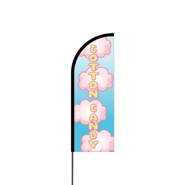 Cotton Candy Flex Banner Flag - 11ft Thumbnail