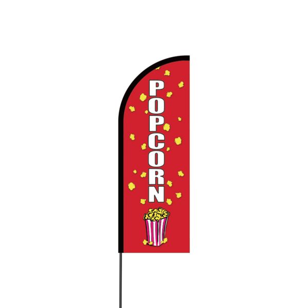 Popcorn Flex Banner Flag - 11ft Thumbnail