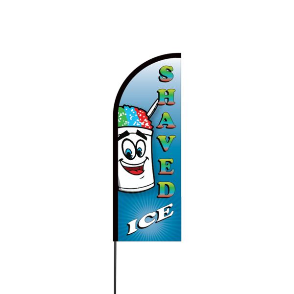 Shaved Ice Flex Banner Flag - 11ft Thumbnail