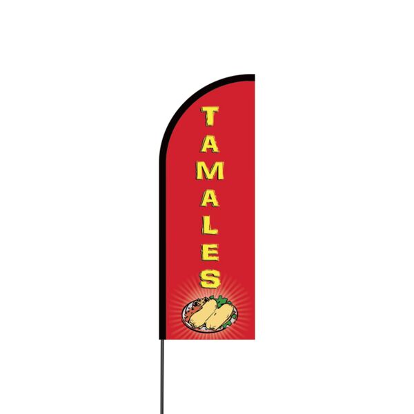 Tamales Flex Banner Flag - 11ft Thumbnail