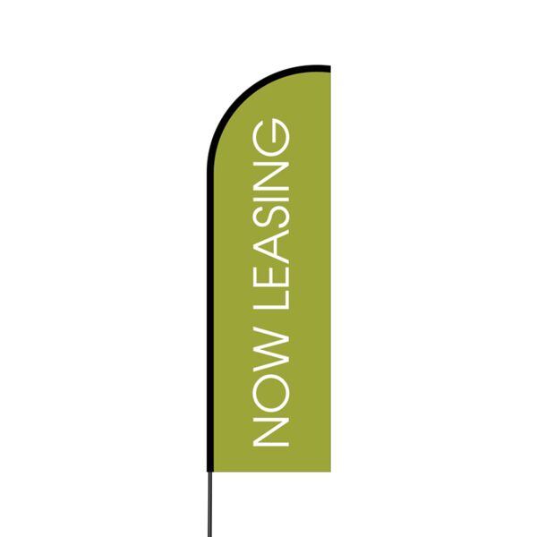 Now Leasing Flex Banner Flag - 14 (Single Sided) Thumbnail