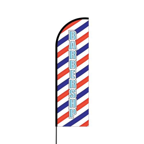 Barbershop Flex Banner Flag - 14 (Single Sided) Thumbnail