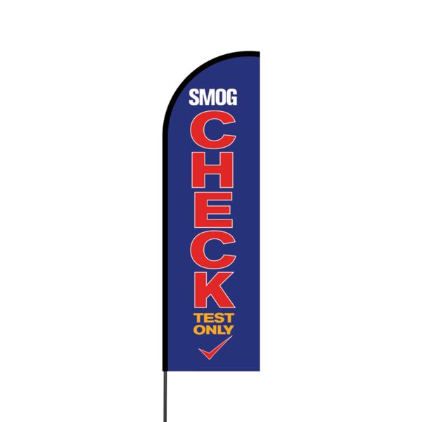 Smog Check Flex Banner Flag - 14 (Single Sided) Thumbnail
