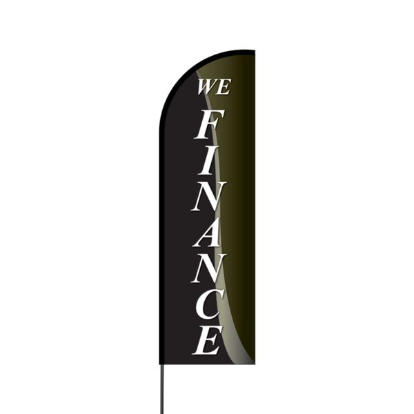 We Finance Flex Banner Flag - 14 (Single Sided) Thumbnail