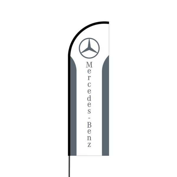 Mercedes Benz Flex Banner Flag - 14 (Single Sided) Thumbnail