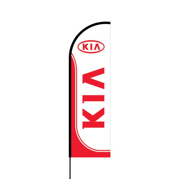 KIA Flex Banner Flag - 14 (Single Sided) Thumbnail