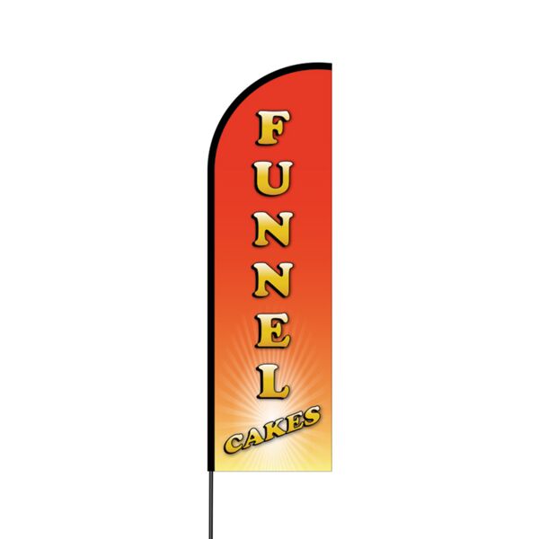 Funnel Cakes Flex Banner Flag - 14 (Single Sided) Thumbnail