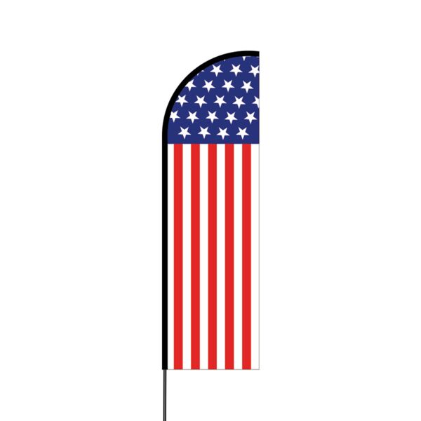 US Flex Banner Flag - 14 (Single Sided) Thumbnail