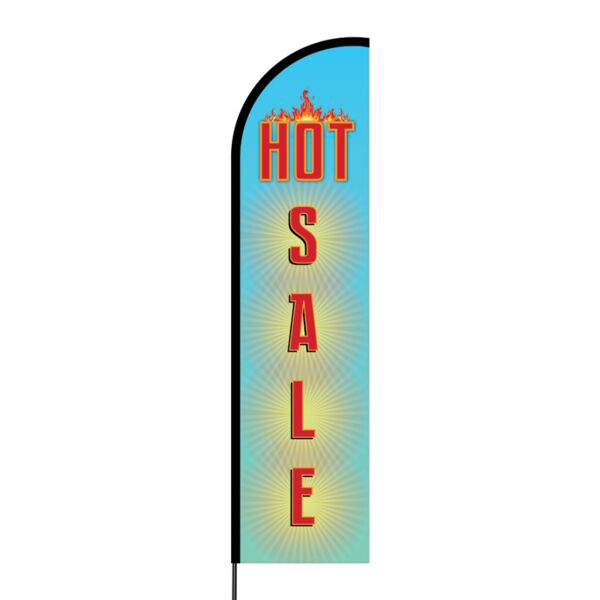 Hot Sale Flex Banner Flag - 16ft (Single Sided) Thumbnail