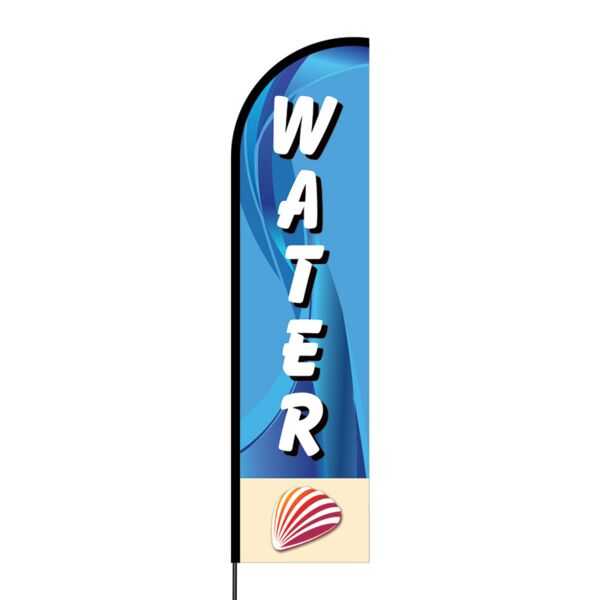 Water Flex Banner Flag - 16ft (Single Sided) Thumbnail