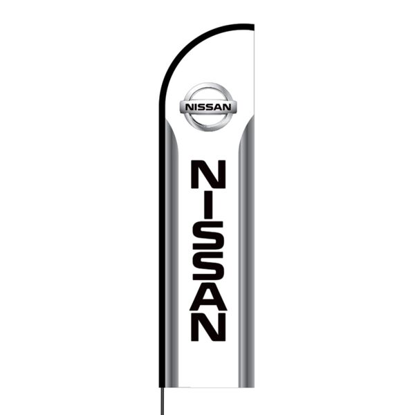 Nissan Flex Banner Flag - 16ft (Single Sided) Thumbnail