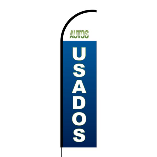 Autos Usados Flex Banner Flag - 16ft (Single Sided) Thumbnail