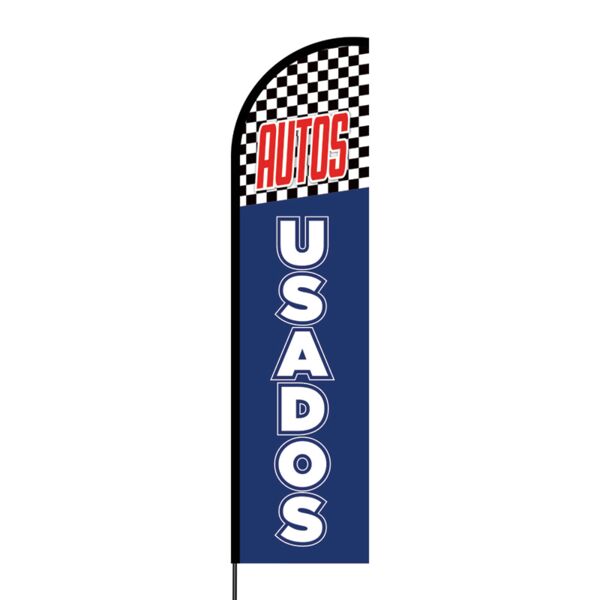 Autos Usados Flex Banner Flag - 16ft (Single Sided) Thumbnail