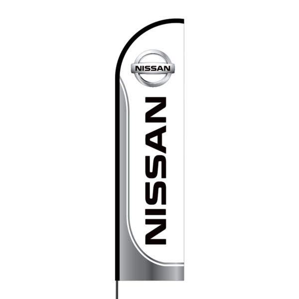 Nissan Flex Banner Flag - 16ft (Single Sided) Thumbnail
