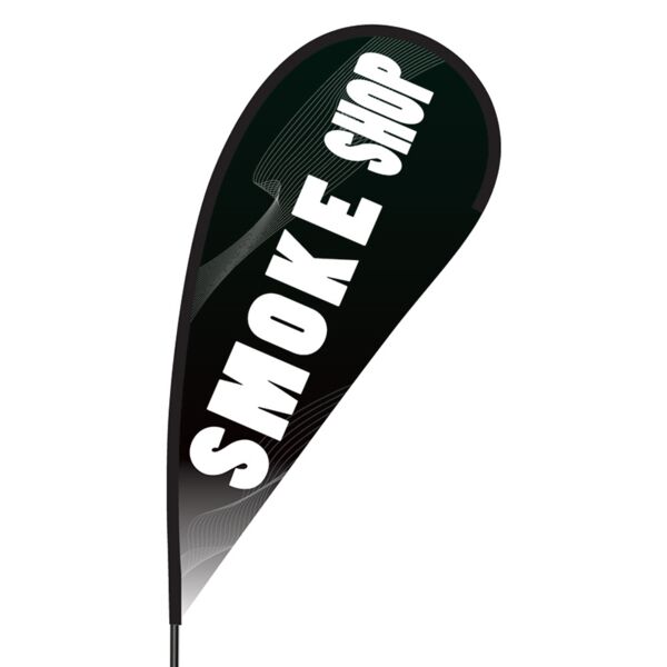 Smoke Shop Flex Blade Flag - 09' Single Sided Thumbnail