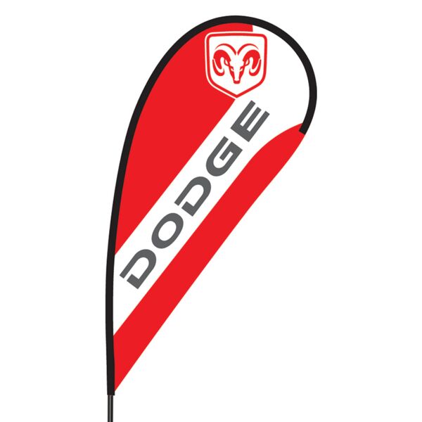Dodge Flex Blade Flag - 09' Single Sided Thumbnail