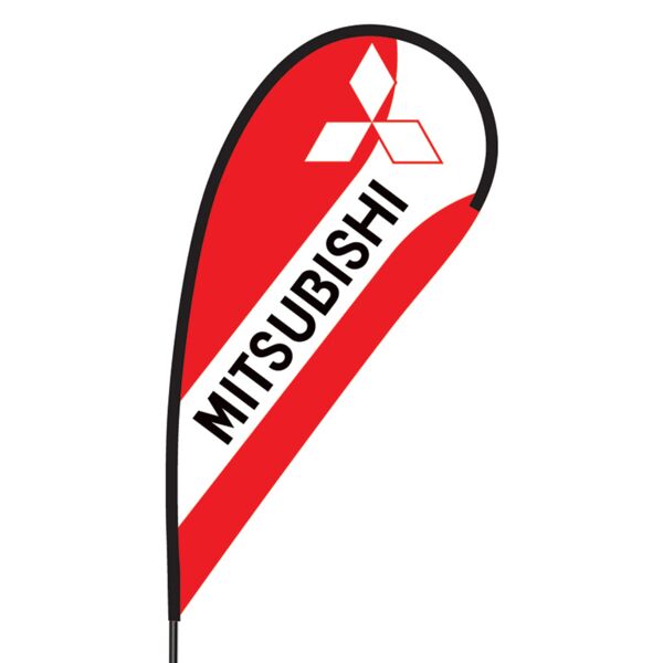 Mitsubishi Flex Blade Flag - 09' Single Sided Thumbnail