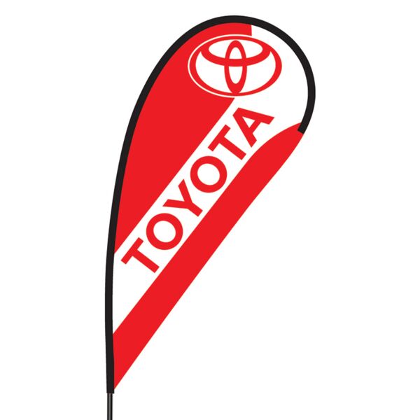 Toyota Flex Blade Flag - 09' Single Sided Thumbnail