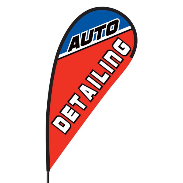 Auto Detailing Flex Blade Flag - 09' Single Sided Thumbnail