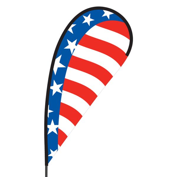 American Flex Blade Flag - 09' Single Sided Thumbnail