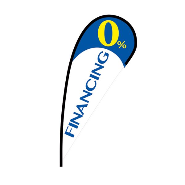 0% Financing Flex Blade Flag - 12' Thumbnail