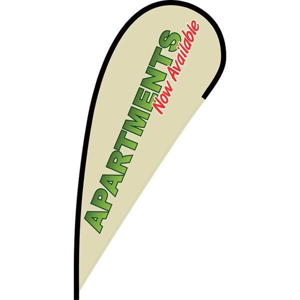 Apartments Now Available Flex Blade Flag - 12' Thumbnail