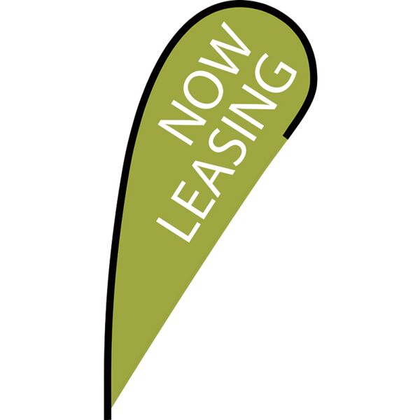 Now Leasing Flex Blade Flag - 12' Thumbnail