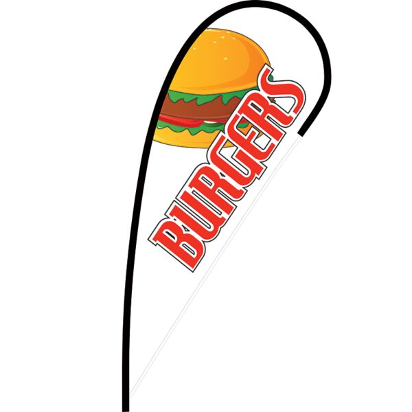 Burgers Flex Blade Flag - 12' Thumbnail