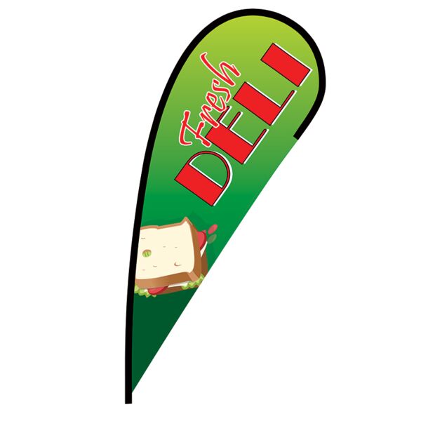 Fresh Deli Flex Blade Flag - 12' Thumbnail