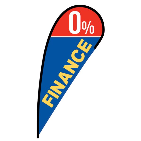 0% Finance Flex Blade Flag - 12' Thumbnail
