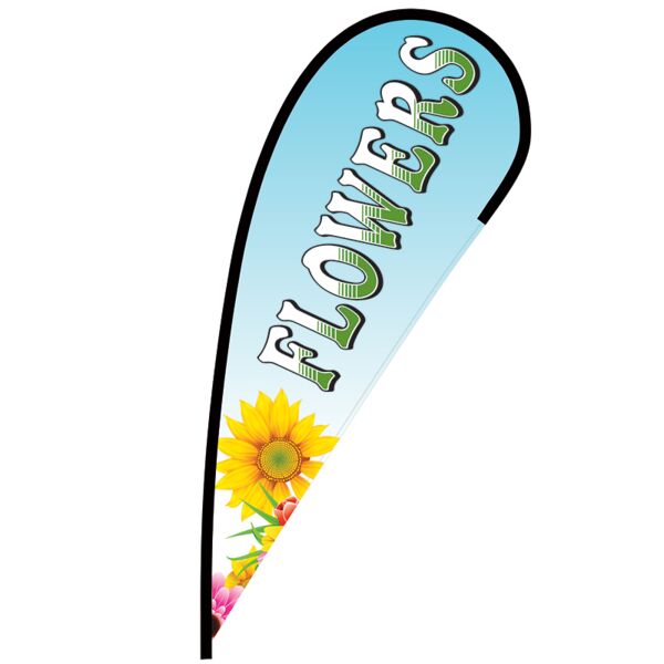 Flowers Flex Blade Flag - 12' Thumbnail