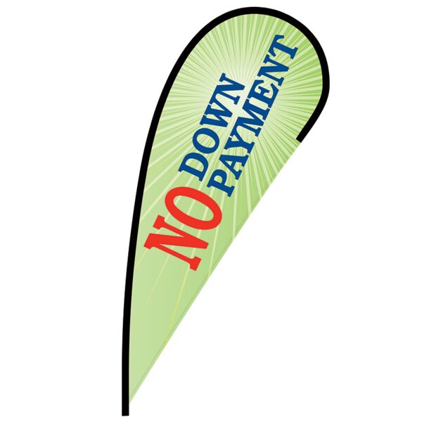 No Down Payment Flex Blade Flag - 12' Thumbnail
