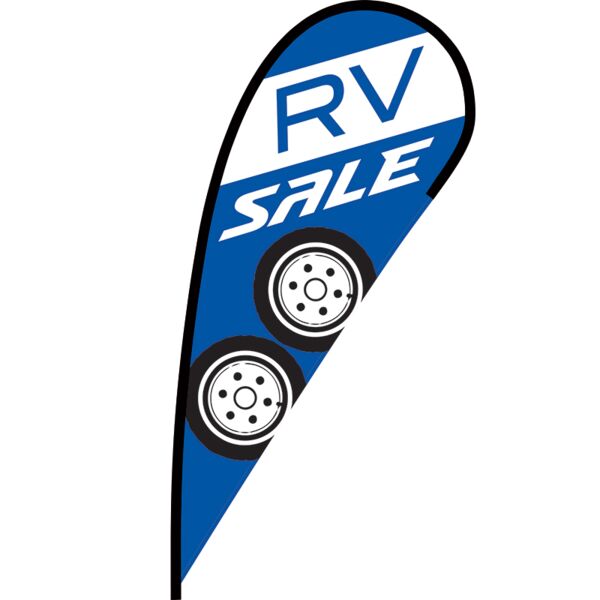 RV Sale Flex Blade Flag - 12' Thumbnail