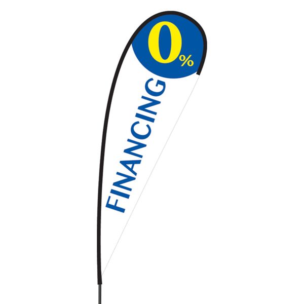 0% Financing Flex Blade Flag - 15' Thumbnail